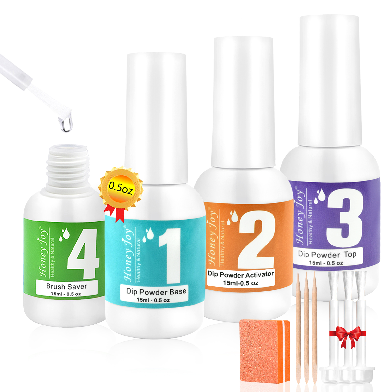 Dip Powder Nail - 15ml Dipping Powder System Liquid Set