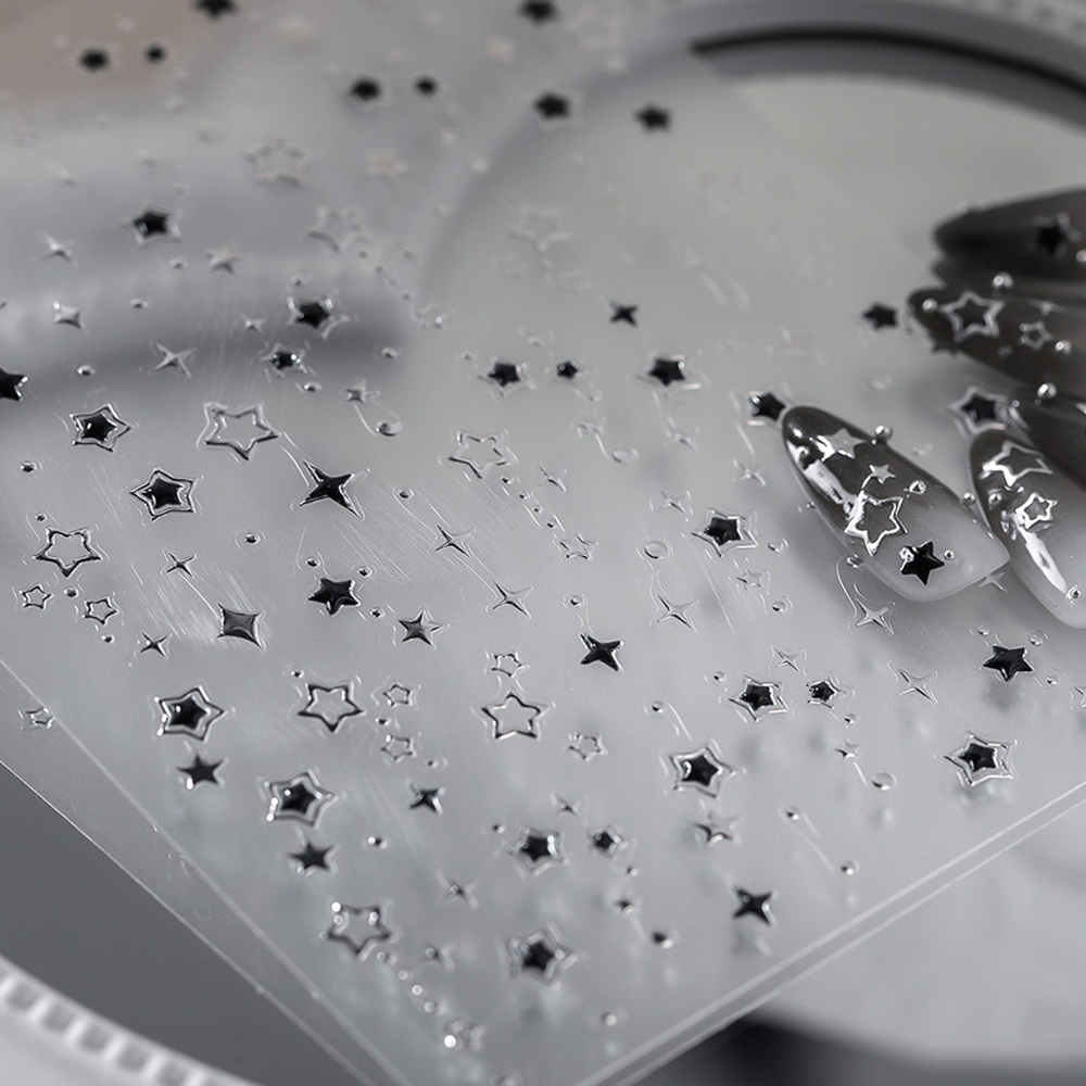 5D Luxury Star Nail Stickers f - Nail Art Lotso reseña y precio
