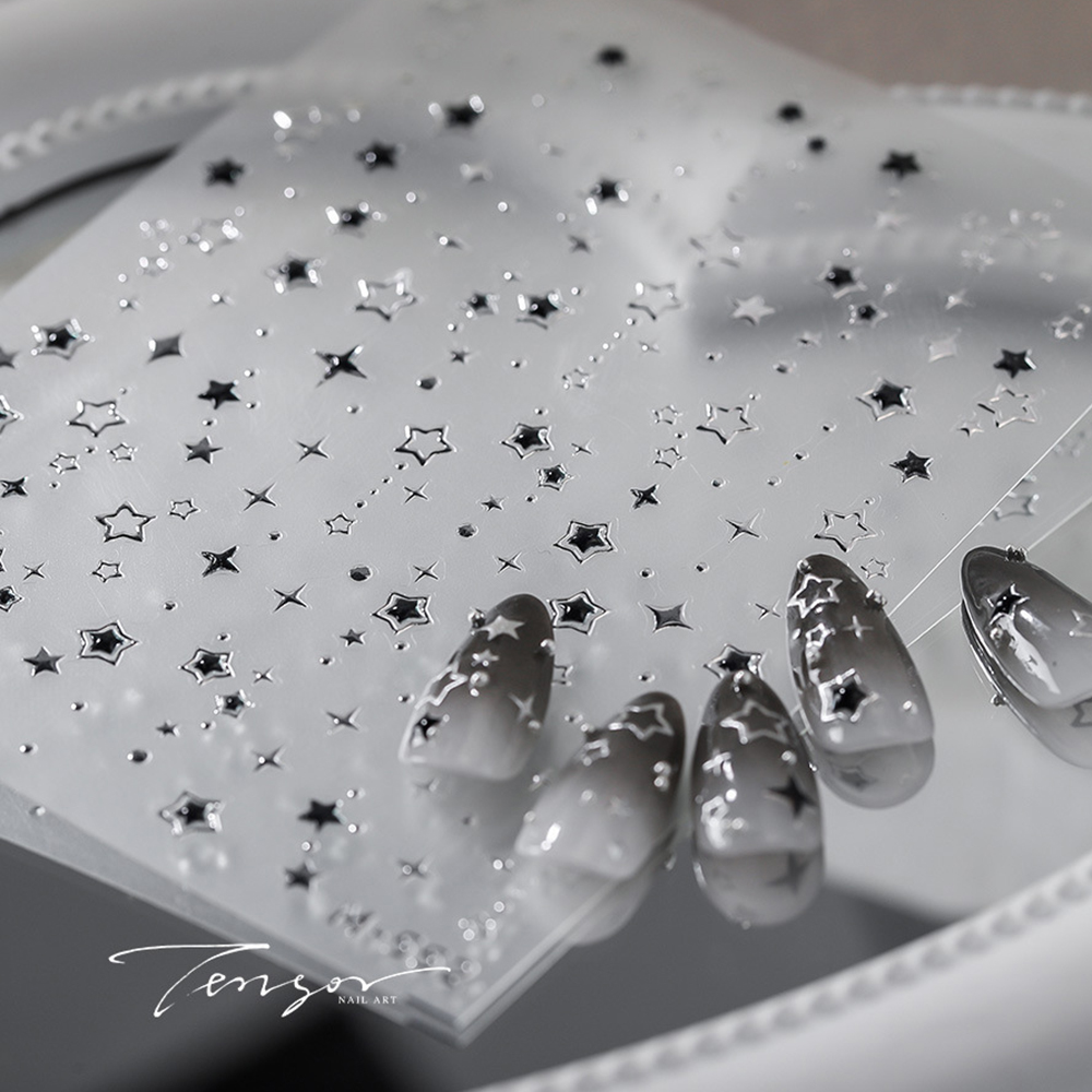 5D Luxury Star Nail Stickers f - Nail Art Lotso reseña y precio