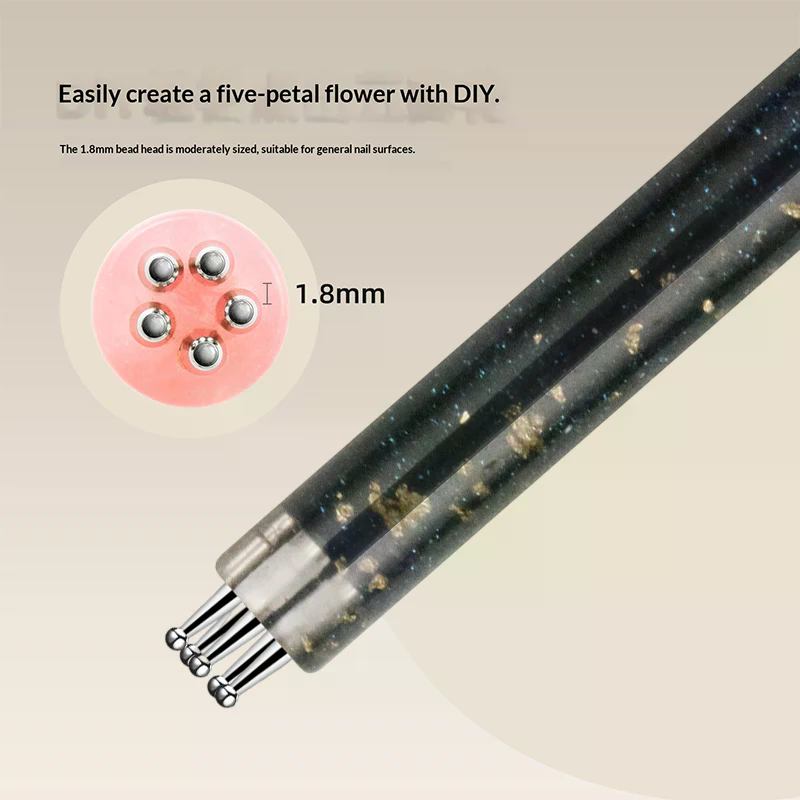 5 Petal Flower Nail Dotting Pe - Nail Art One Stroke reseña y precio