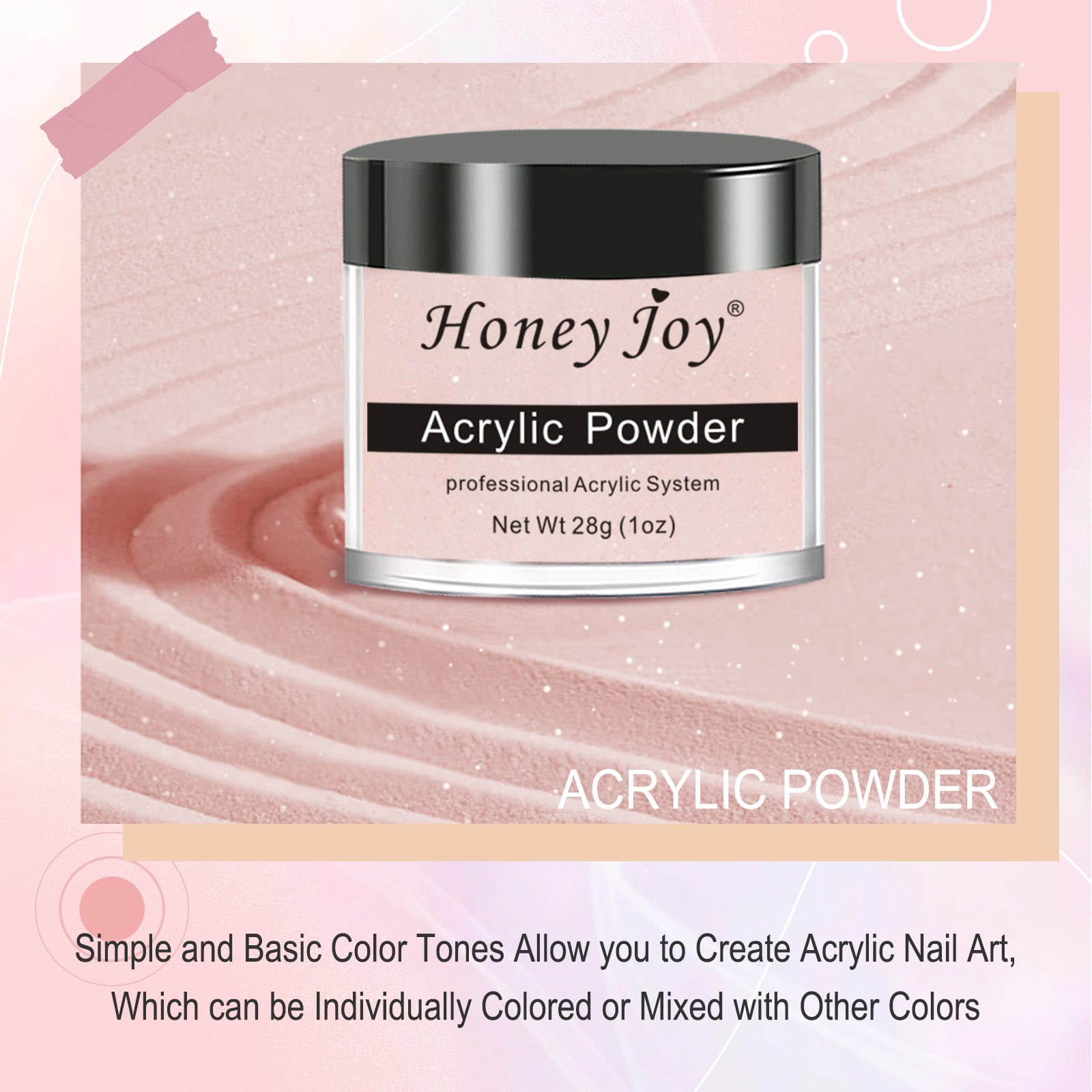 28g/Box Acrylic Powder Profess - Acrylic Powder Clear reseña y precio