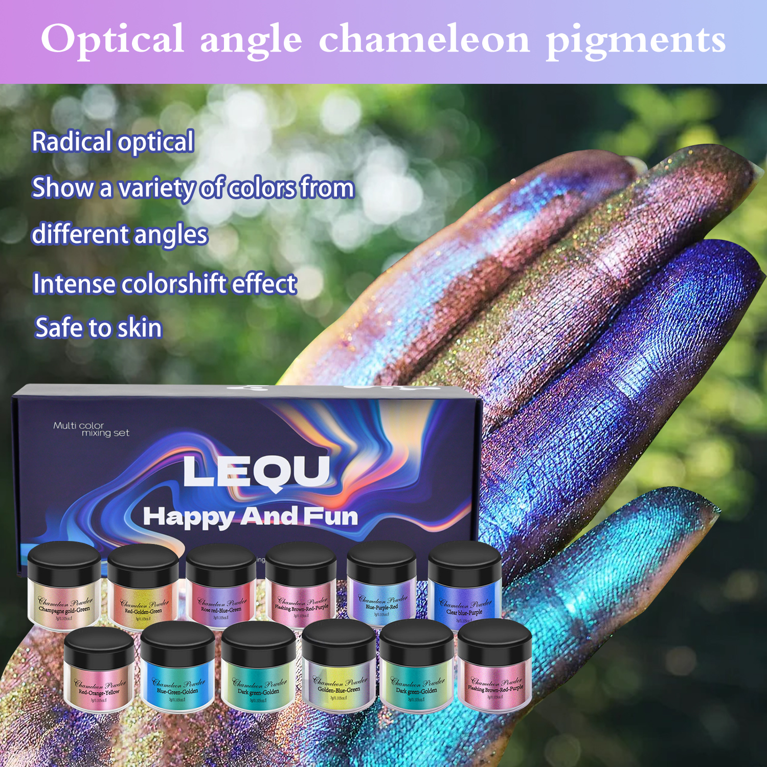 1 Set Chameleon Powder Nail Ch - Dip Powder Nail reseña y precio