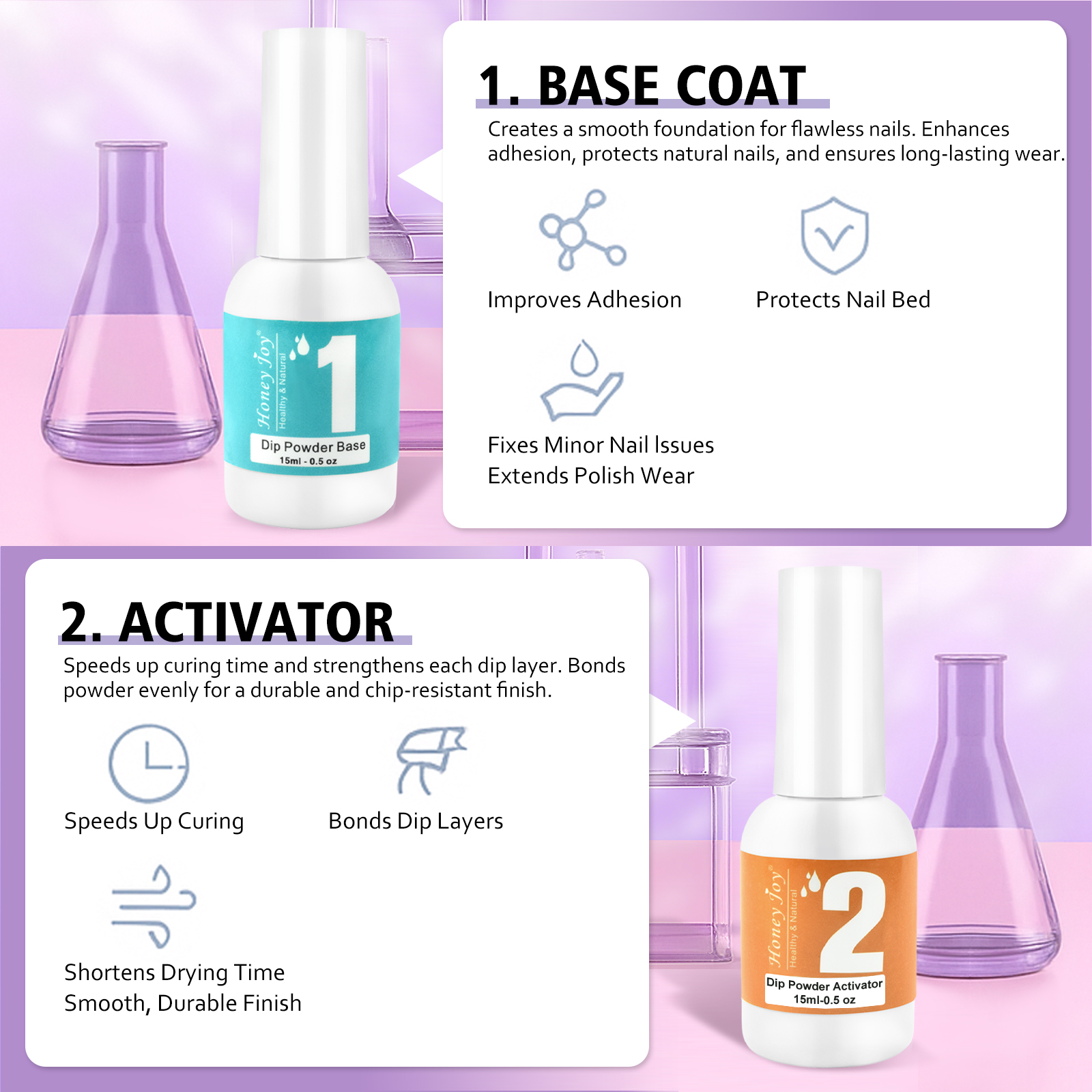 15ml Dipping Powder System Liq - Dip Powder Nail reseña y precio