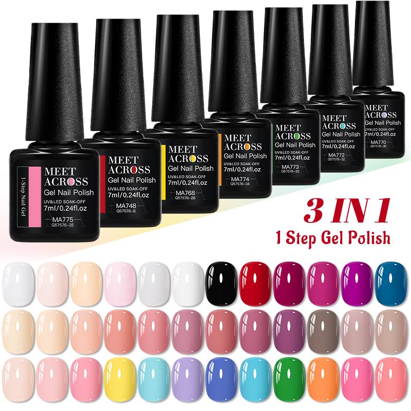 1-step Gel Polish 3 IN 1 Gel N - Nail Art One Stroke reseña y precio