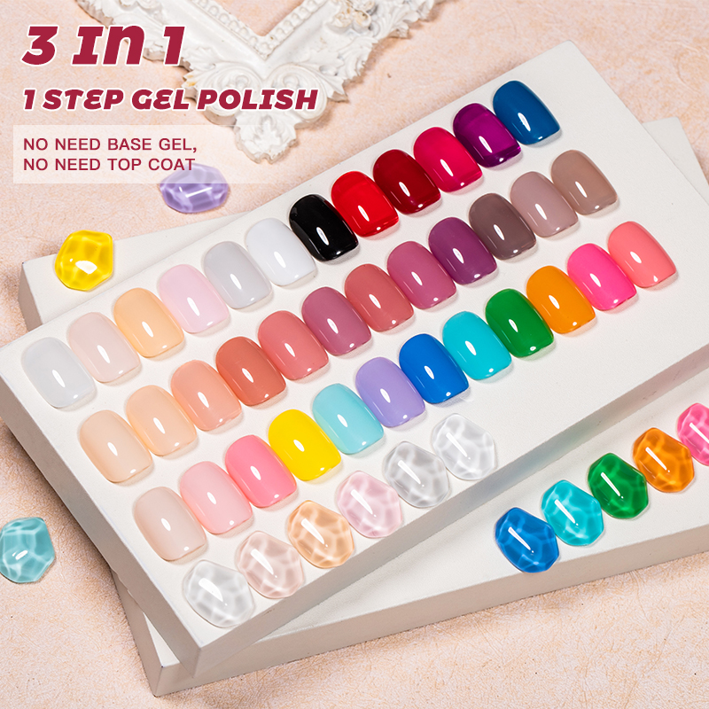 1-step Gel Polish 3 IN 1 Gel N - Nail Art One Stroke reseña y precio