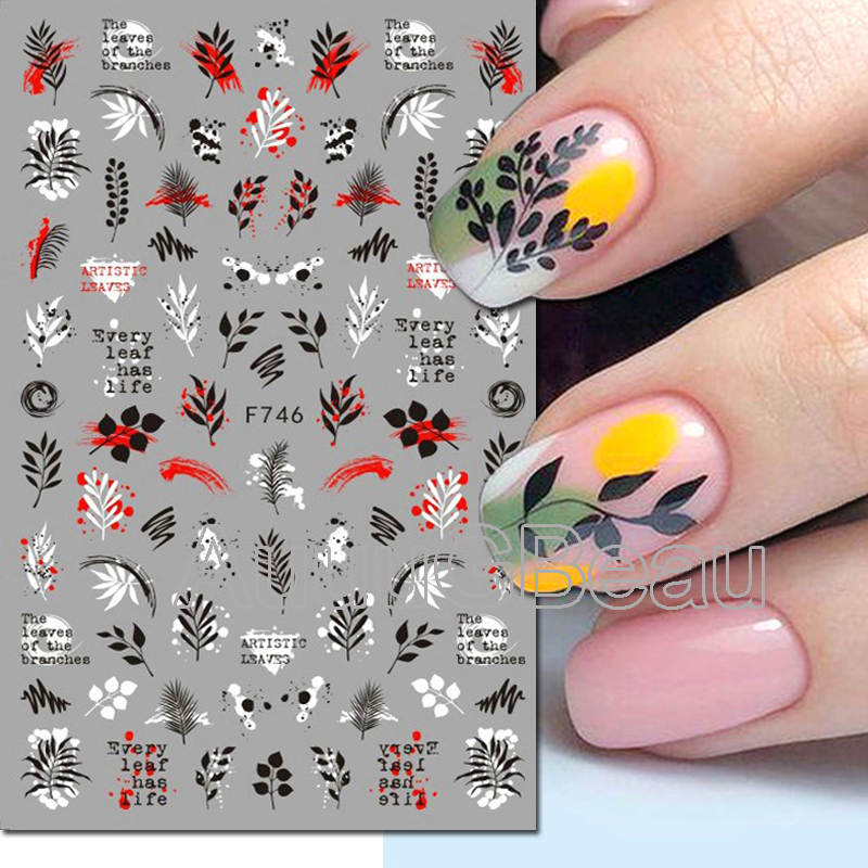 3d Nail Art Decals Geometric L - Nail Art Lotso reseña y precio