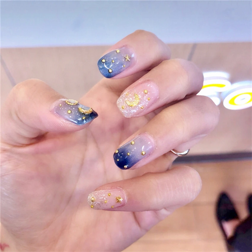 24PCS Short Model Full Cover S - Nail Art Glossy reseña y precio