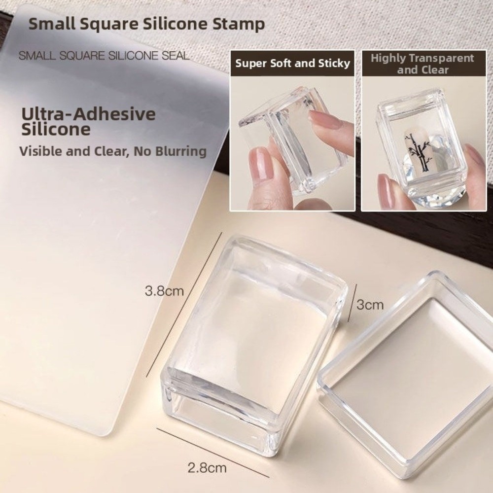 New Transparent Nail Art Stamp - Nail Art Inspo reseña y precio