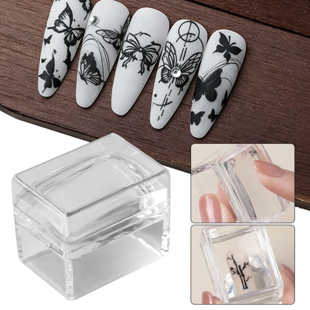 New Transparent Nail Art Stamp - Nail Art Inspo reseña y precio