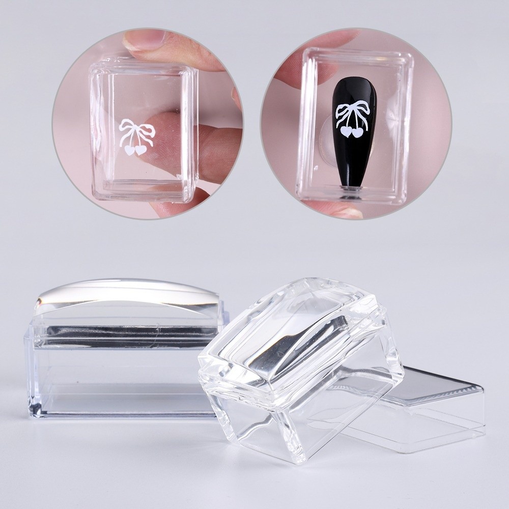 New Transparent Nail Art Stamp - Nail Art Inspo reseña y precio