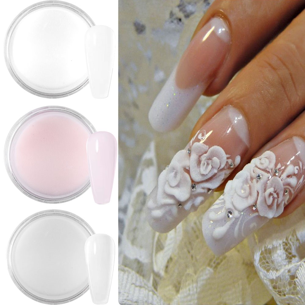 10g/bottle Professional Acryli - Acrylic Powder Clear reseña y precio
