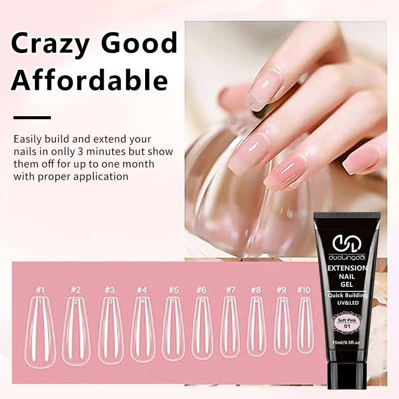 8PCS/Set Poly Extension Gel Se - Acrylic Powder Clear reseña y precio