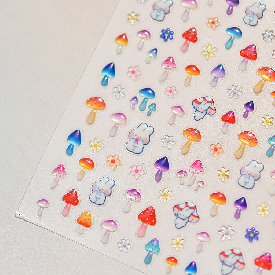 1Pcs 5D Kawaii Nail Stickers C - Nail Art Lotso reseña y precio