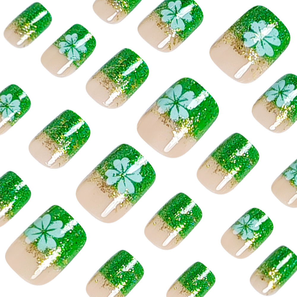 Short Medium fake nails for wo - Nail Art Gliter reseña y precio