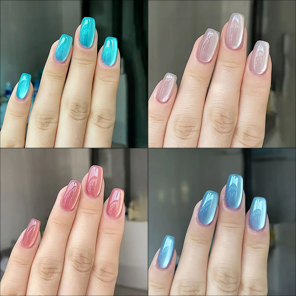 24pcs/30pcs short square balle - Nail Art Inspo reseña y precio
