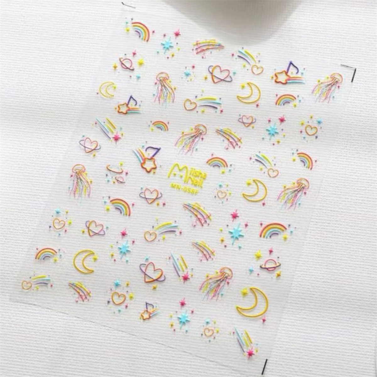 1pcs 5D Relief Colorful Rainbo - Nail Art Lotso reseña y precio