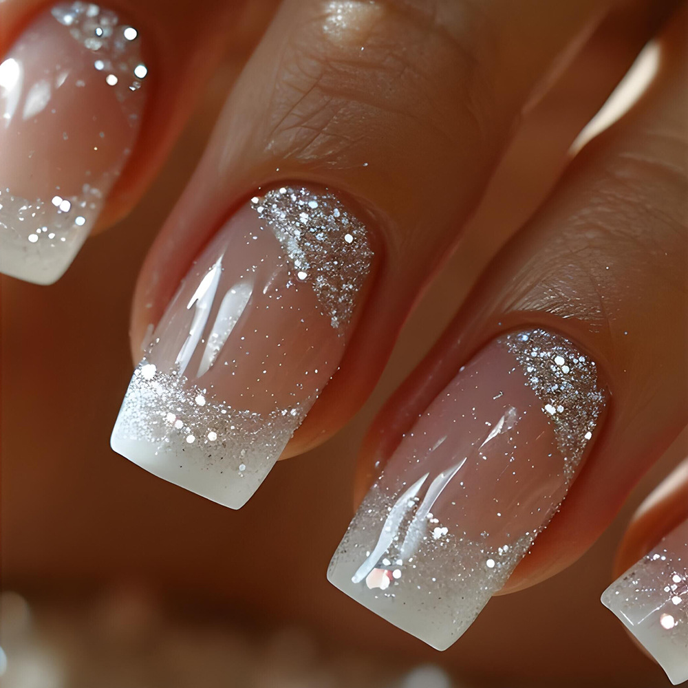 24pcs/set Medium Square fake n - Nail Art Inspo reseña y precio