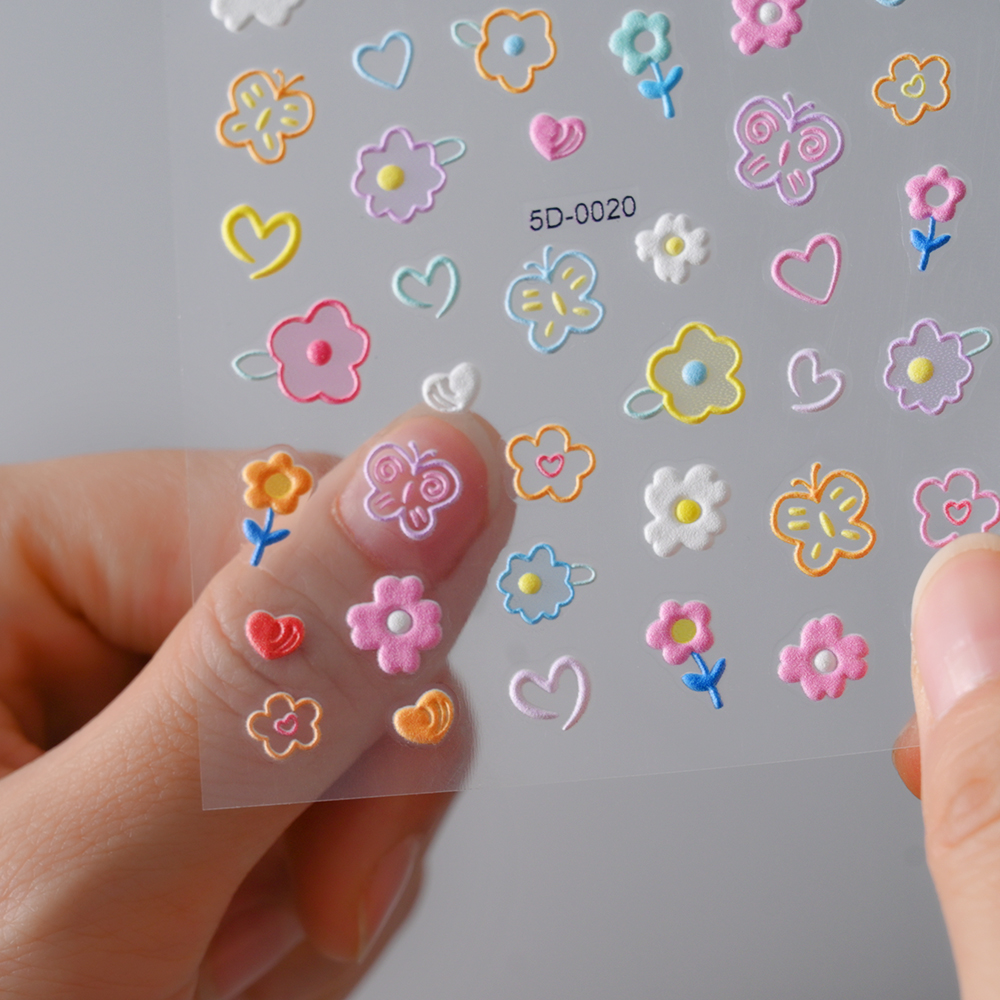1PC 5D Macaron Flower/Fruit Na - Nail Art Lotso reseña y precio