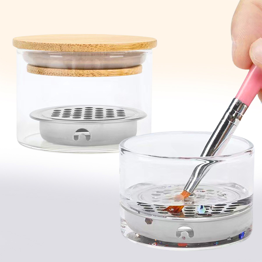 Nail Art Brushes Washing Cup N - Dip Powder Nail reseña y precio