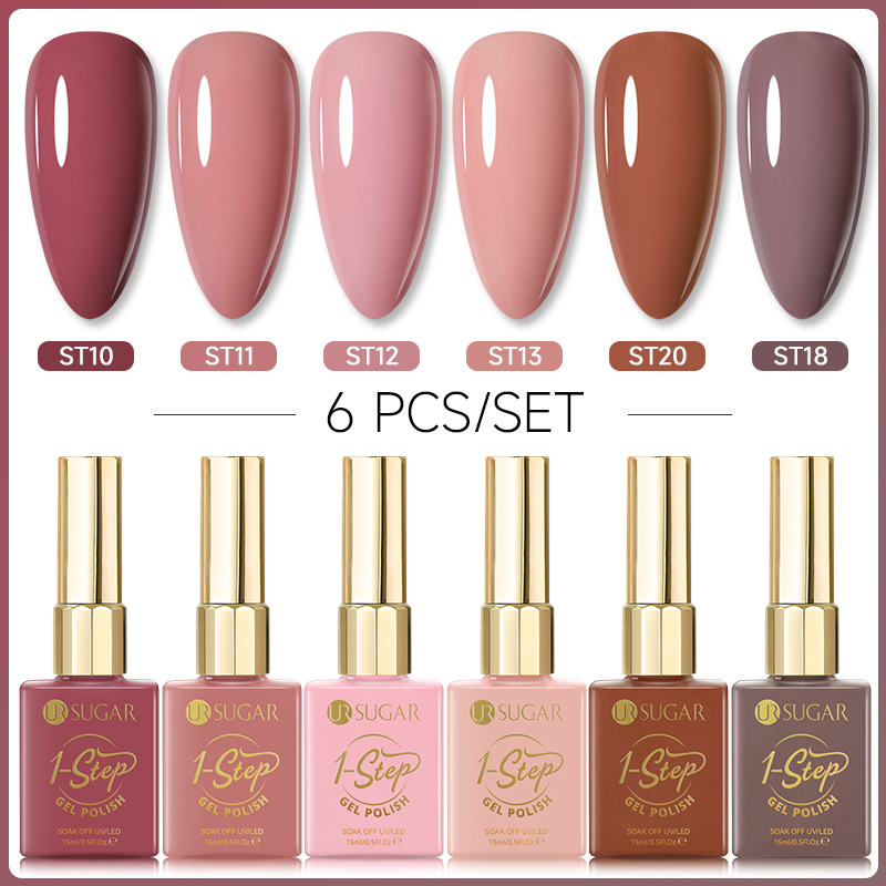 UR SUGAR 15ml 1 Step Gel Nail  - Nail Art One Stroke reseña y precio