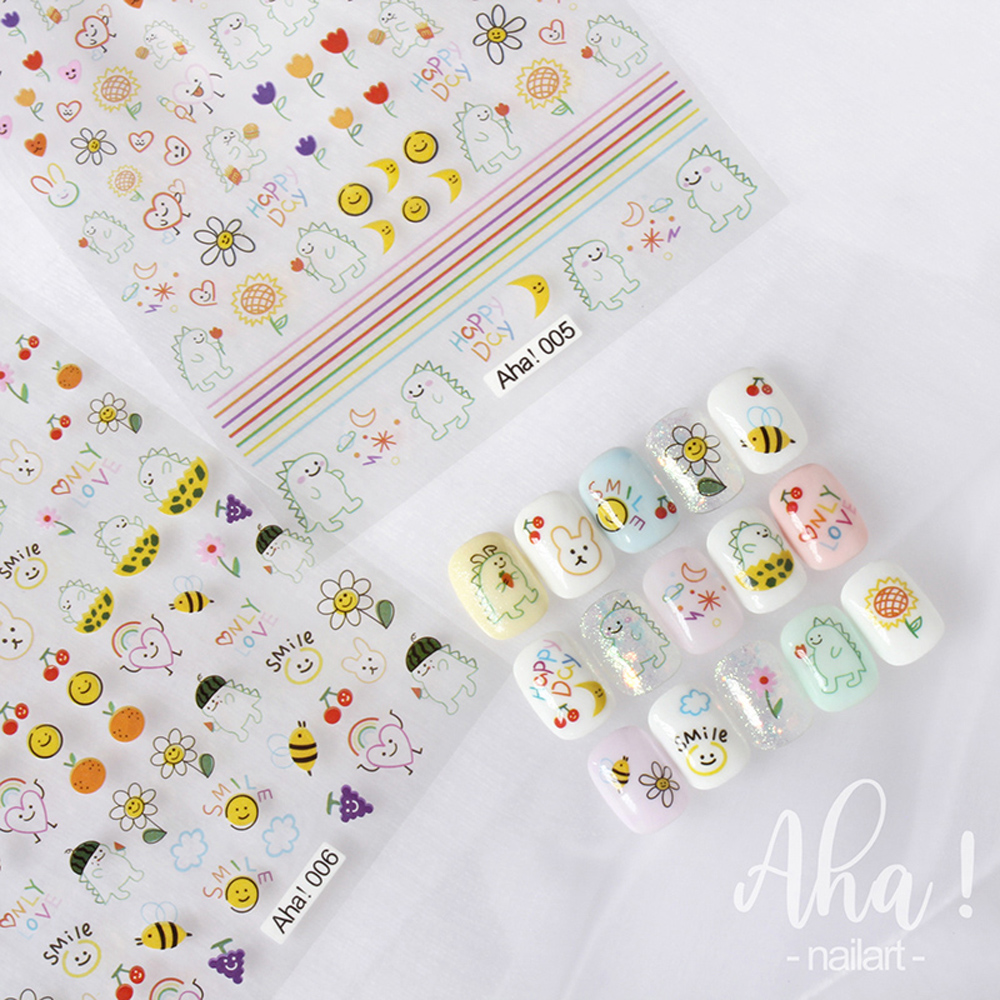 1Pcs Kawaii Dinosaur Nail Art  - Nail Art One Stroke reseña y precio