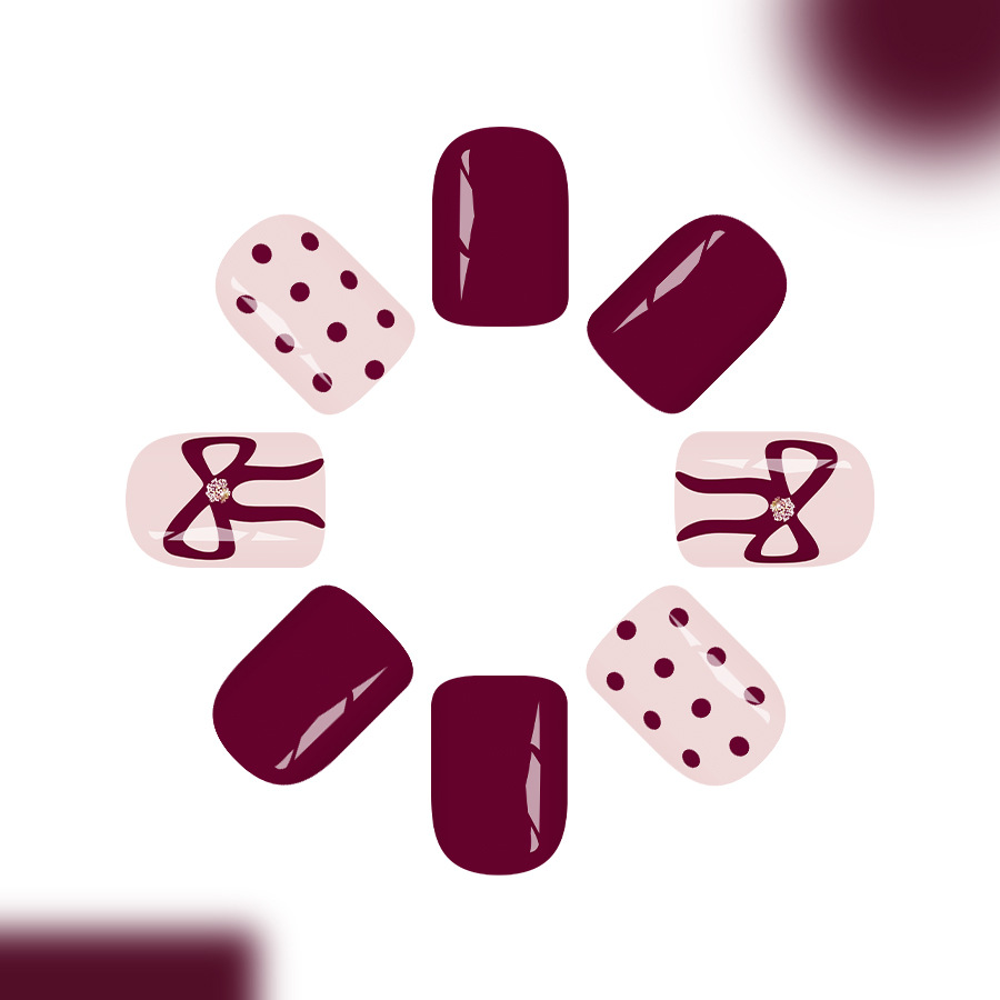 Short Square Press On Nails Gl - Nail Art Gliter reseña y precio