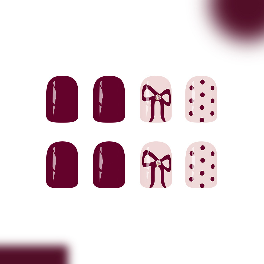 Short Square Press On Nails Gl - Nail Art Gliter reseña y precio