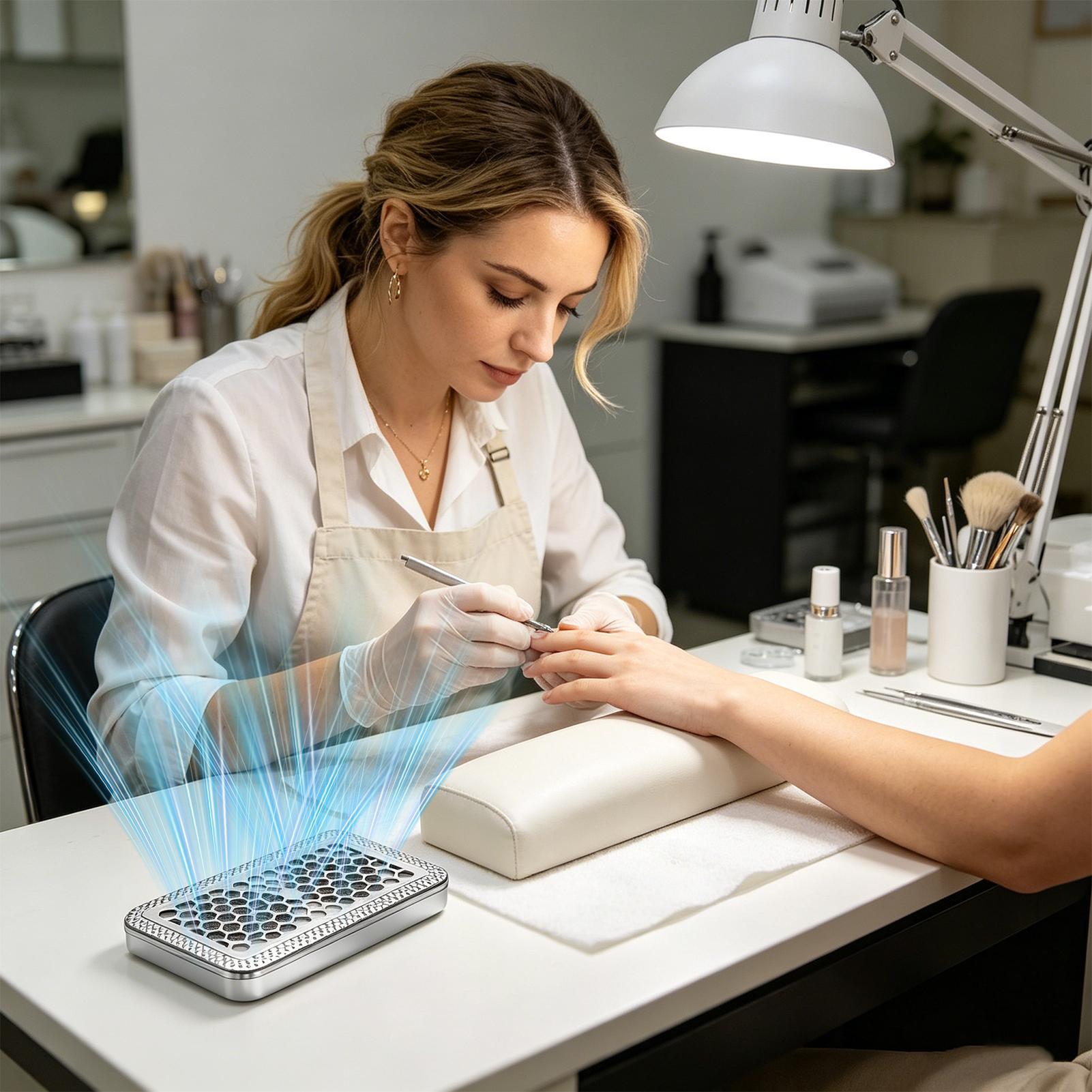Nail Dust Collector Powerful U - Dip Powder Nail reseña y precio