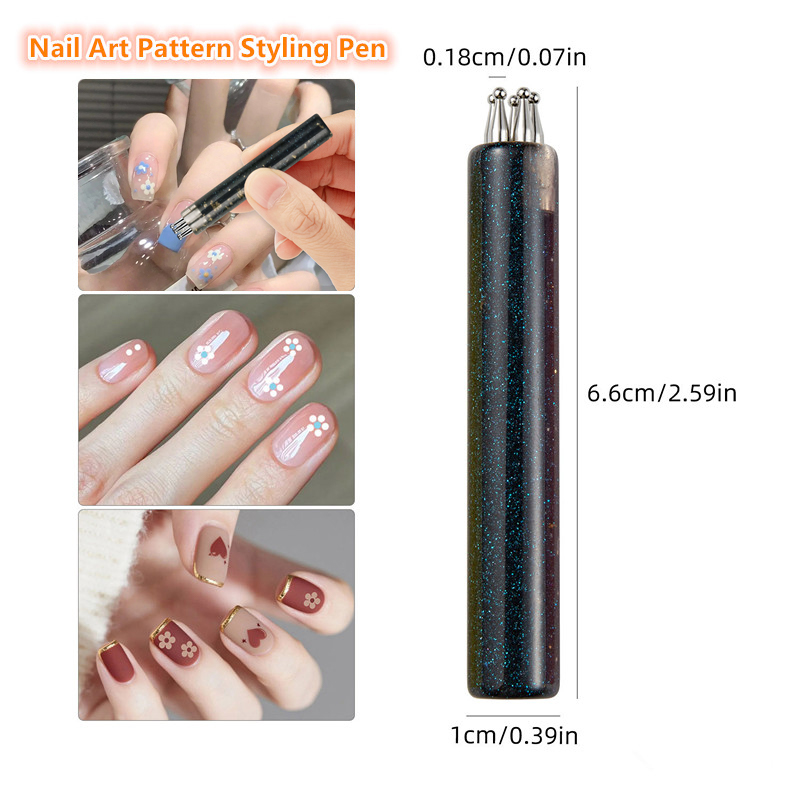 5 Petal Flower Nail Dotting Pe - Nail Art One Stroke reseña y precio