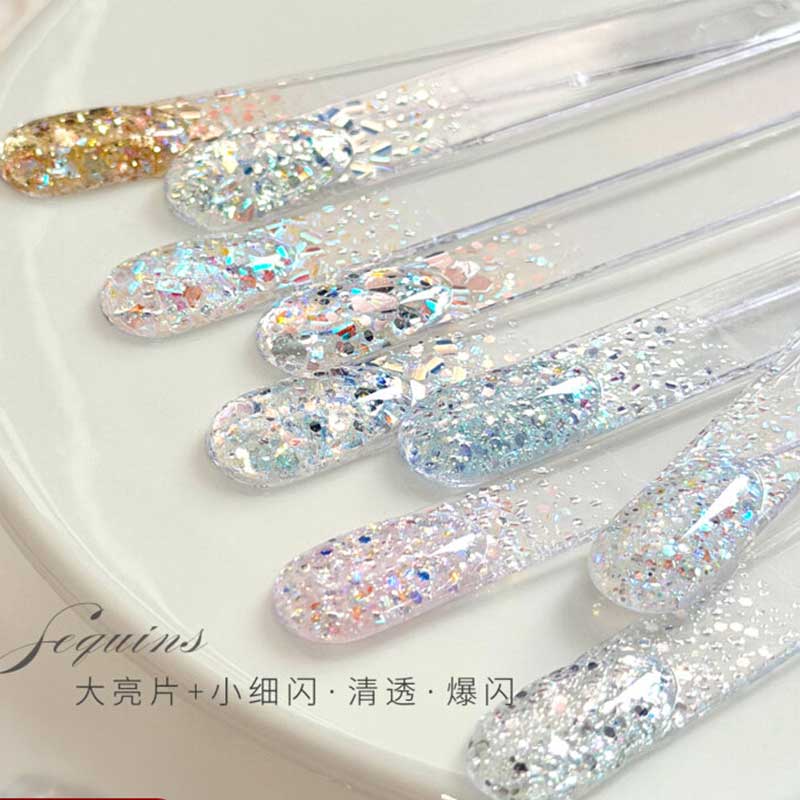 MR NAIL Nail Glitter Mermaid B - Dip Powder Nail reseña y precio