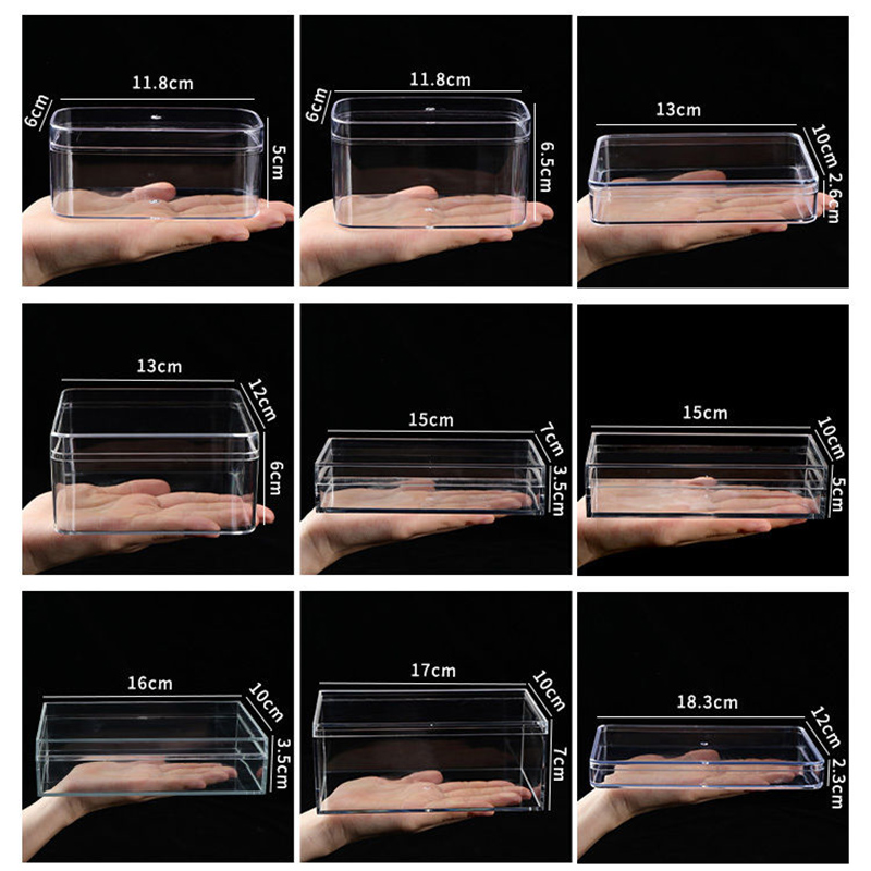 Clear Acrylic Boxes with Lid R - Acrylic Powder Clear reseña y precio