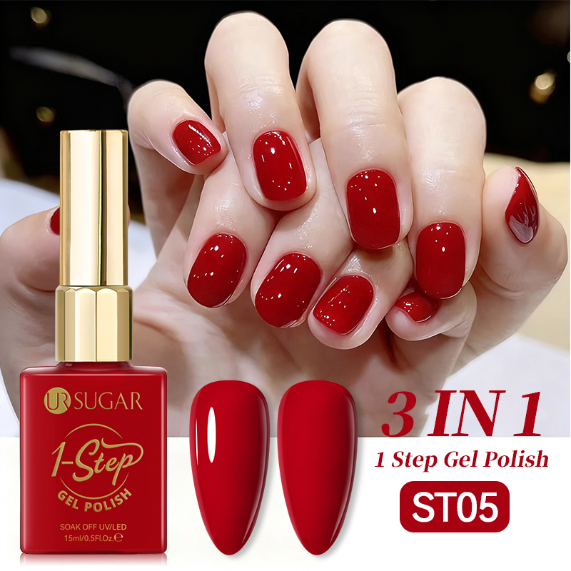 UR SUGAR 15ml Red 1-step Gel P - Nail Art One Stroke reseña y precio