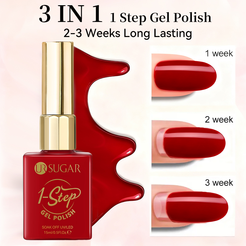 UR SUGAR 15ml Red 1-step Gel P - Nail Art One Stroke reseña y precio