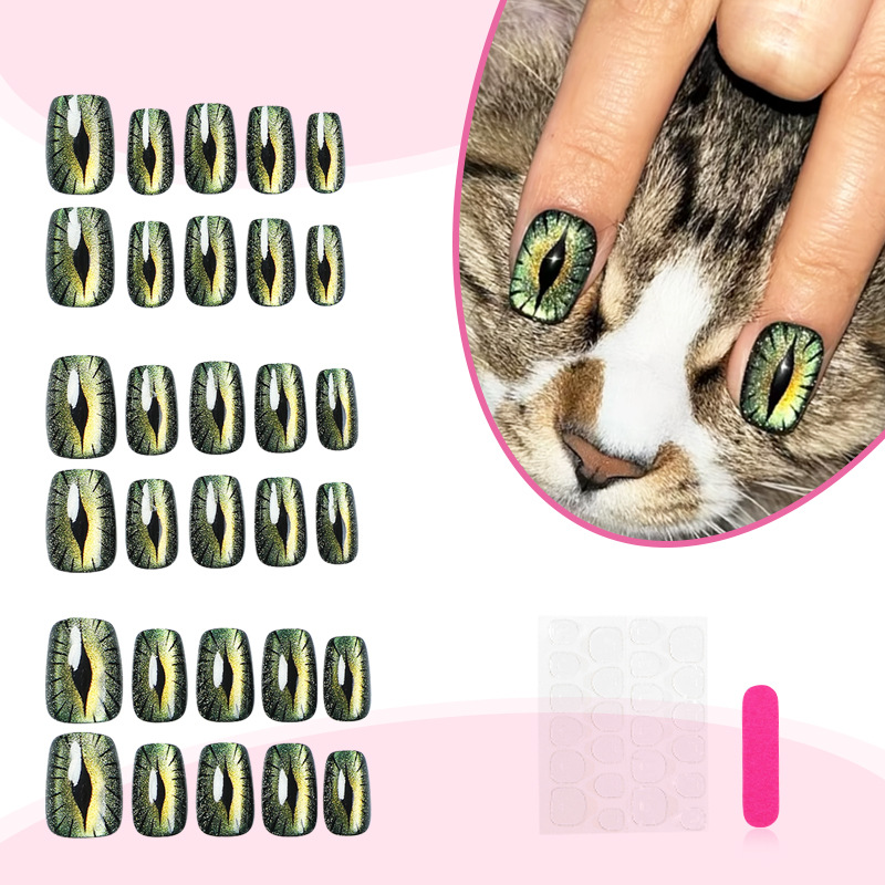 Short fake nails for women shi - Nail Art Glossy reseña y precio