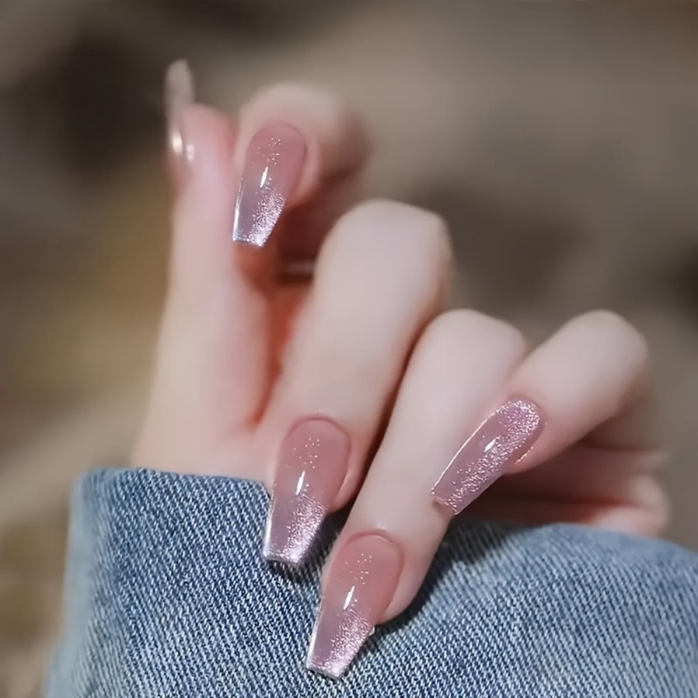 24pcs Sparkling Pink Glitter C - Nail Art Gliter reseña y precio