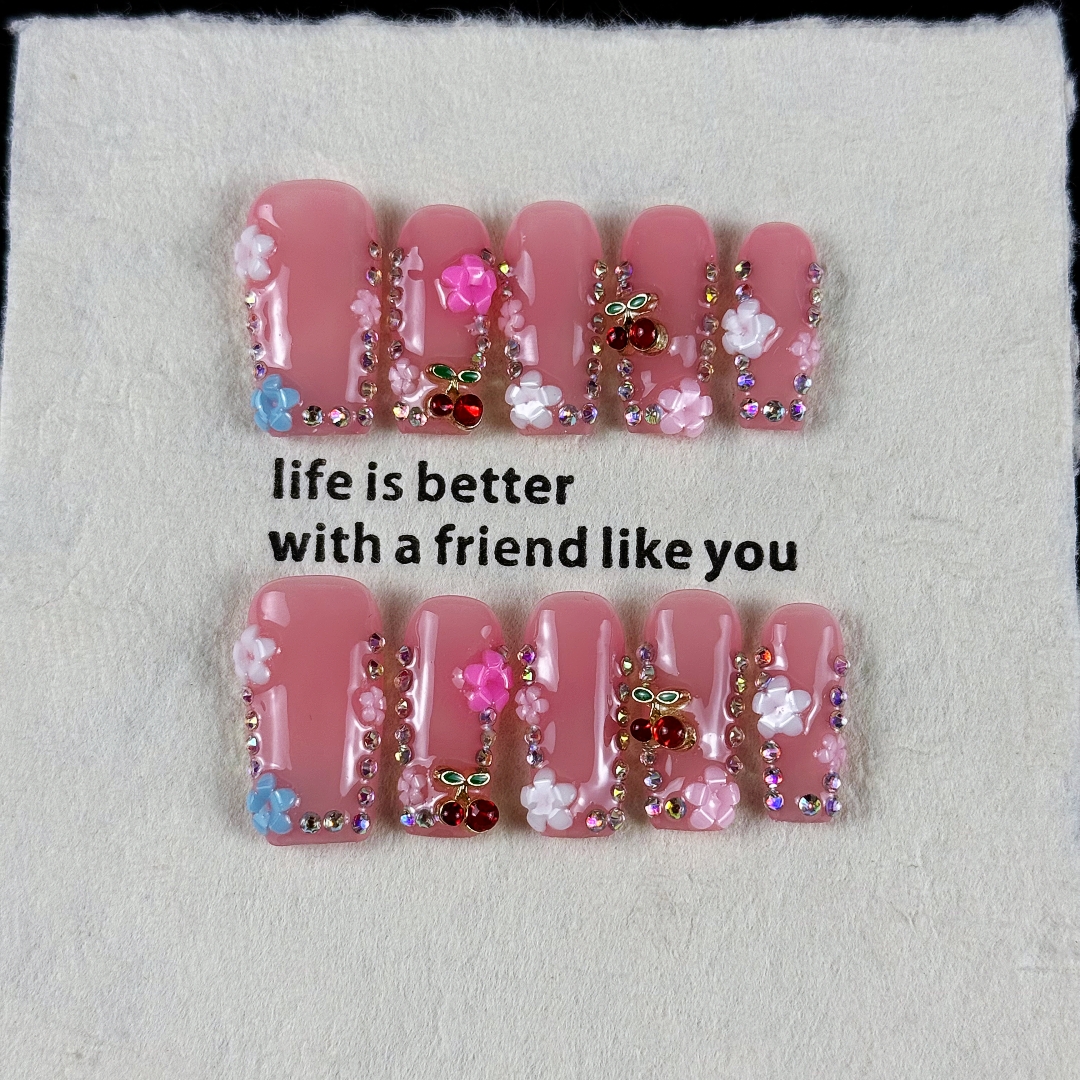 10pcs high-end Sweet girl styl - Nail Art Gliter reseña y precio