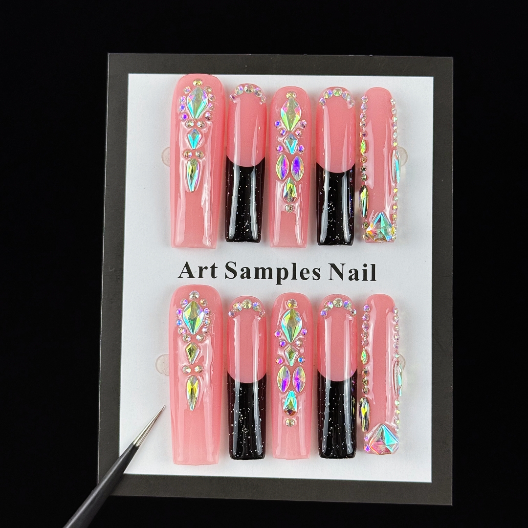 10pcs high-end Sweet girl styl - Nail Art Gliter reseña y precio