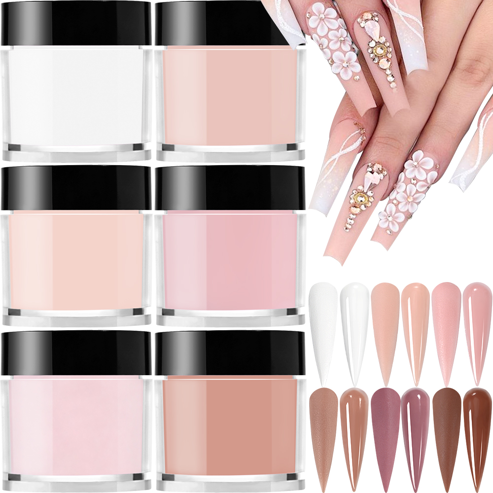 6Colors/Set Acrylic Powder Pro - Acrylic Powder Clear reseña y precio