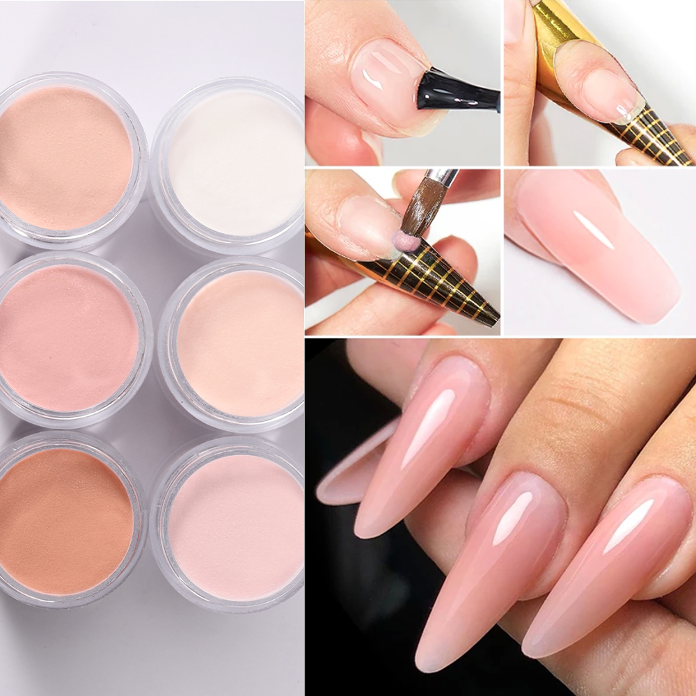 6Colors/Set Acrylic Powder Pro - Acrylic Powder Clear reseña y precio