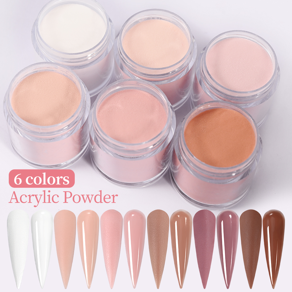 6Colors/Set Acrylic Powder Pro - Acrylic Powder Clear reseña y precio