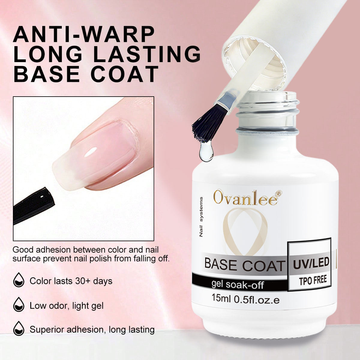 Manicure Blooming Gel Base Coa - Nail Art Glossy reseña y precio