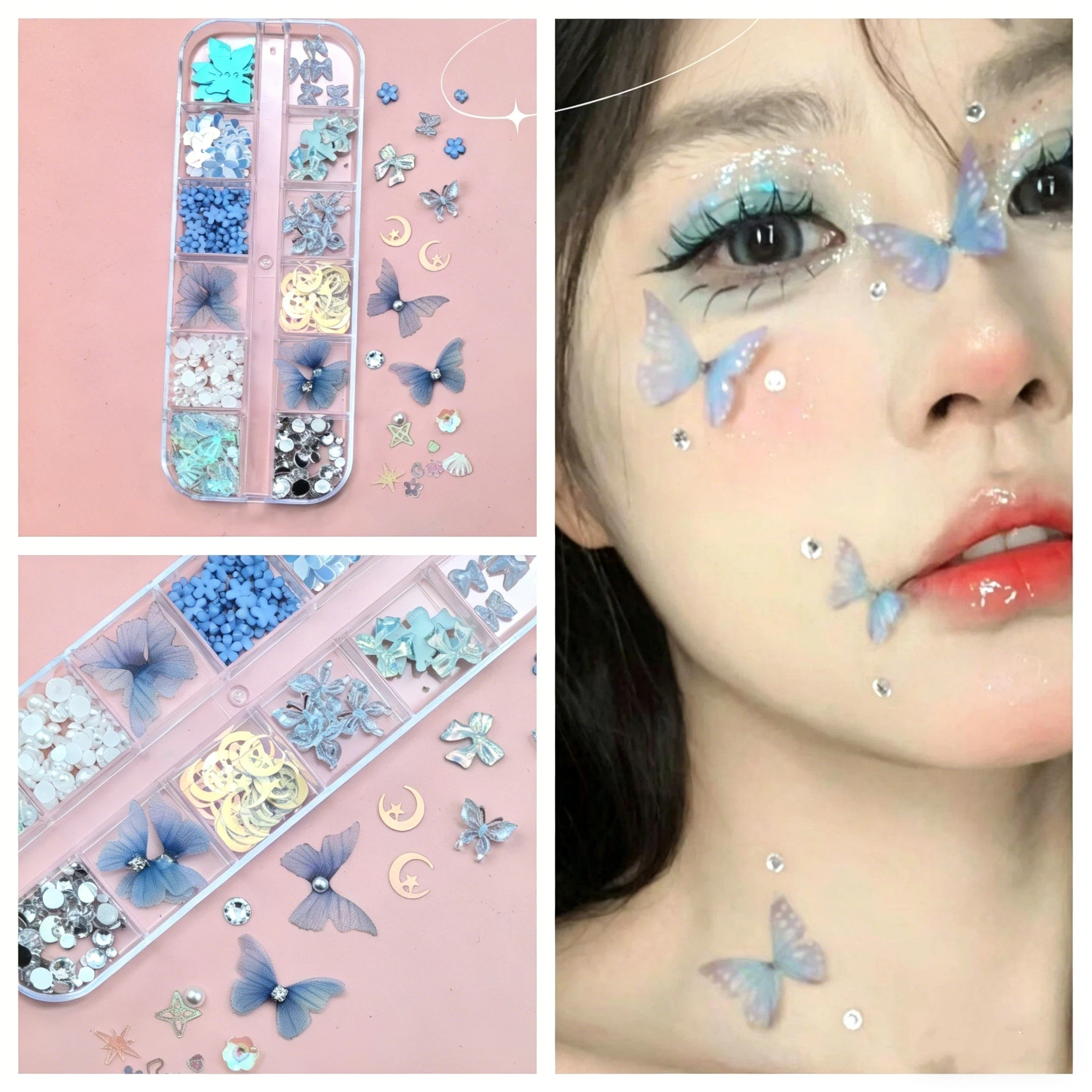 Butterfly Face Self-adhesive D - Nail Art Nail Art reseña y precio