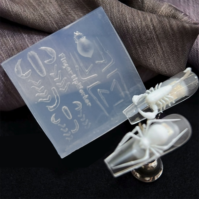 3D Spider Scorpion Silicone Na - Nail Art Inspo reseña y precio