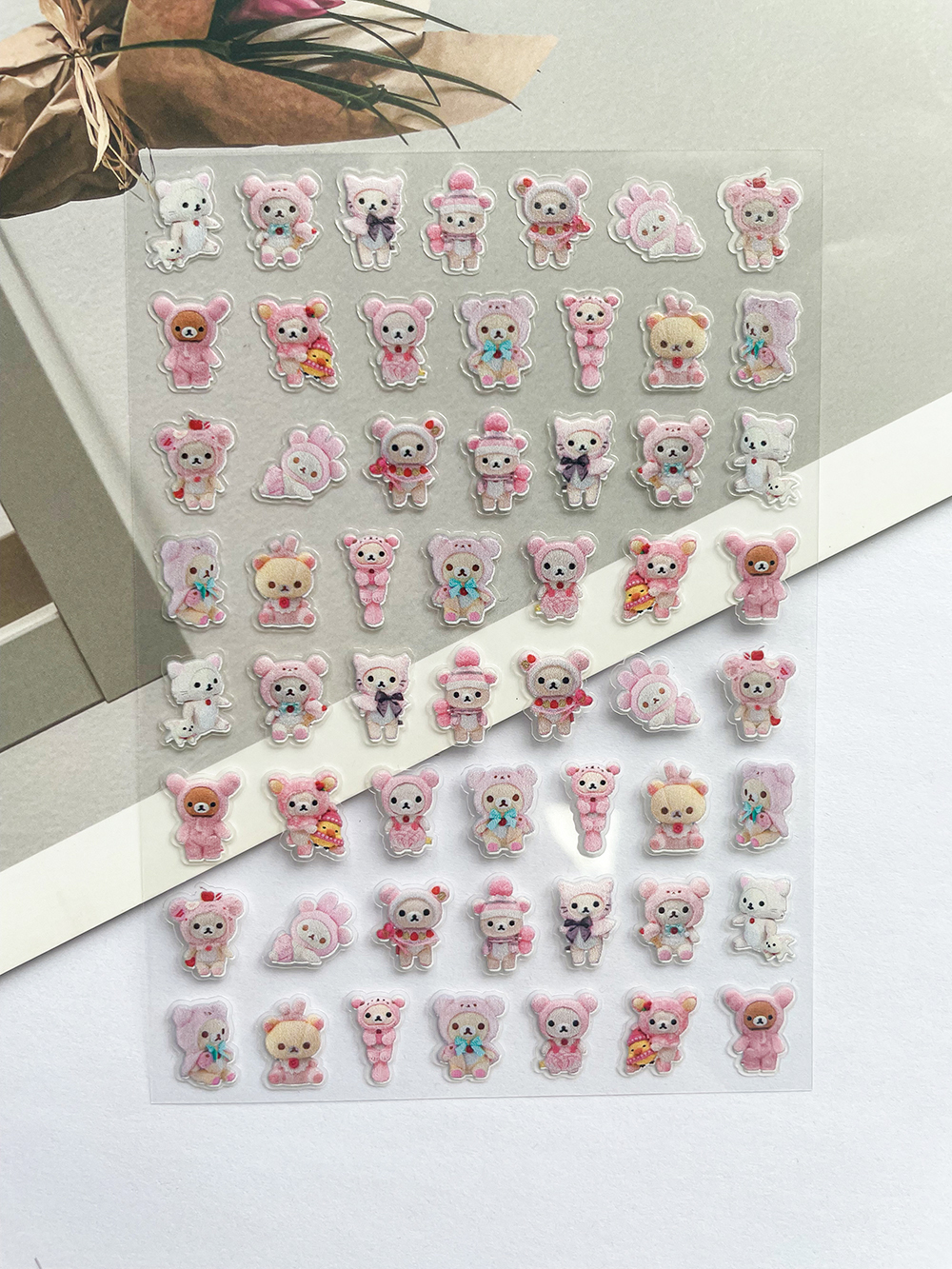 Mini Kawaii Rilakkuma Pvc Post - Nail Art Nail Art reseña y precio