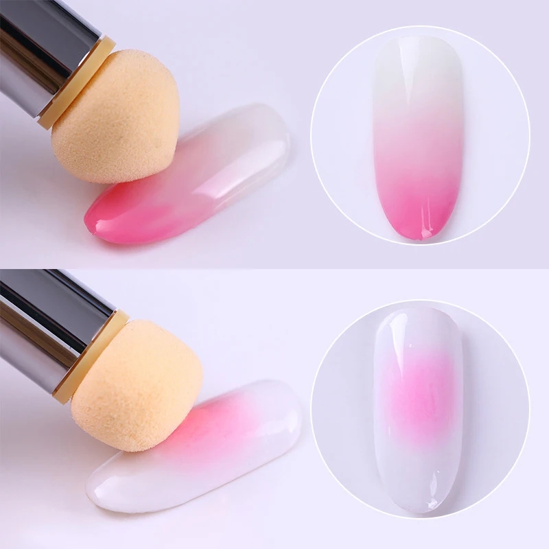 Round Sharp Head Sponge Heads  - Dip Powder Nail reseña y precio