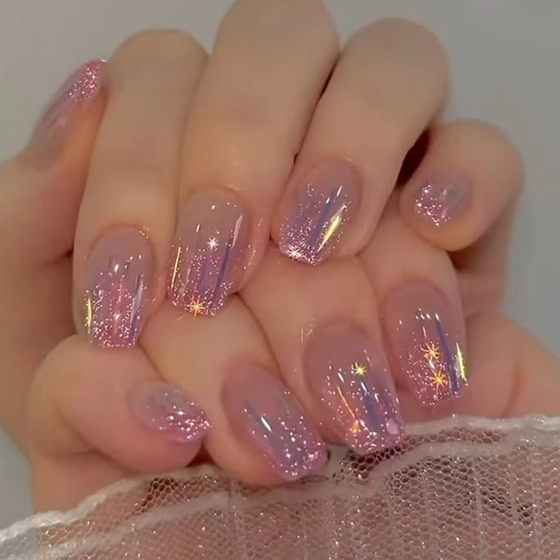 Short fake nails for women gir - Nail Art Glossy reseña y precio