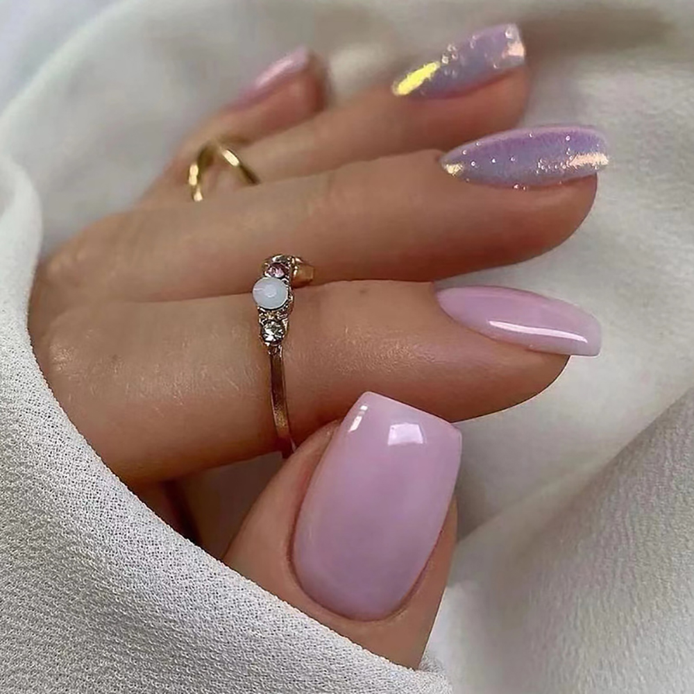 Short fake nails for women gir - Nail Art Glossy reseña y precio