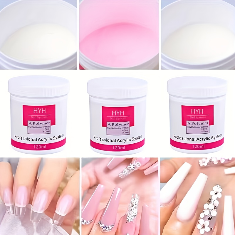 Acrylic Powder 3 Colors Clear  - Acrylic Powder Clear reseña y precio