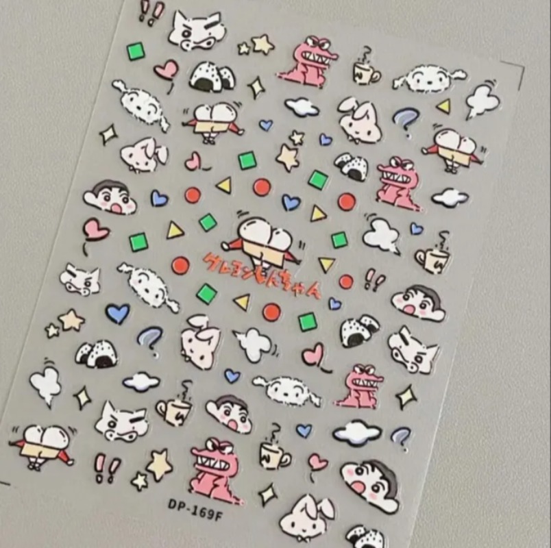 Crayon Shin-chan Creative Pape - Nail Art Nail Art reseña y precio