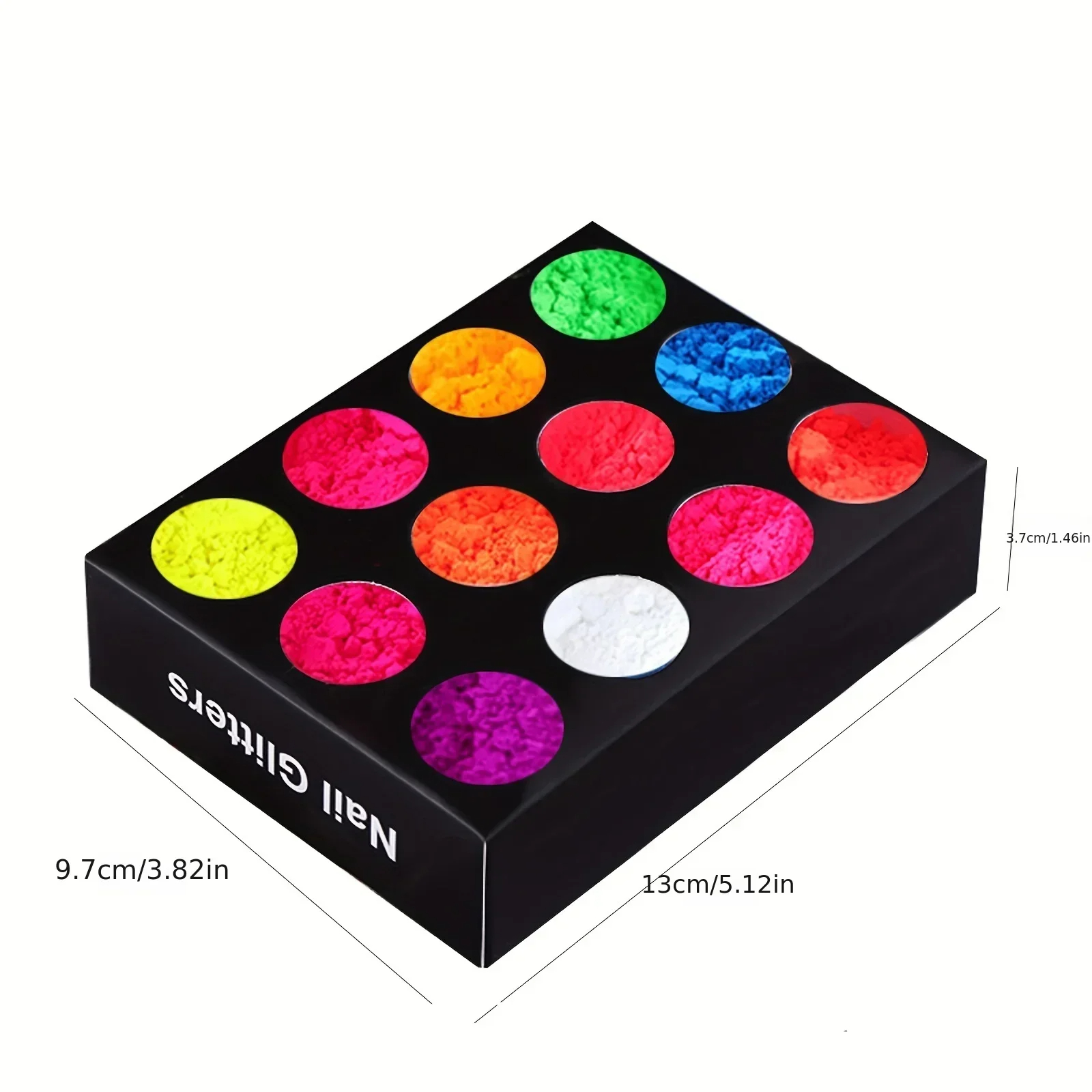 12 Colors Pigment Nail Powder  - Acrylic Powder Clear reseña y precio